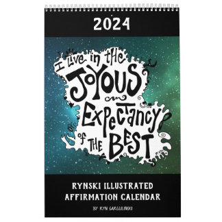 Illustrated Affirmations by Rynski Calendar