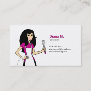 Illustrated Baker Personal Card