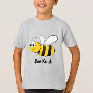 Illustrated Bee Background T-Shirt