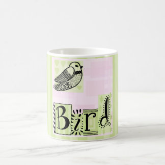 Illustrated Bird Coffee Mug
