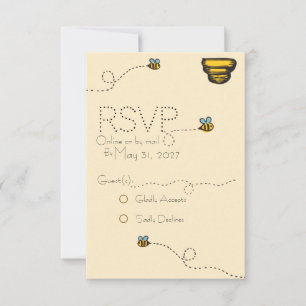 Illustrated Bumblebee Response Card