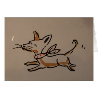 Illustrated dog - chihauhau