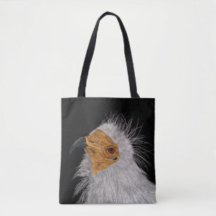 Illustrated Egyptian Vulture Tote Bag