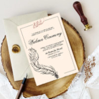 illustrated handdrawn peacock Arabian Walima