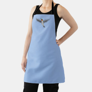 Illustrated Hummingbird Apron