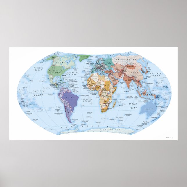 Illustrated Map 2 Poster (Front)