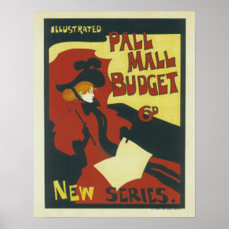 Illustrated Pall Mall Budget New Series Poster