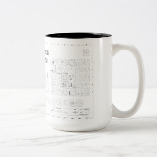 Illustrated Periodic Table of the Elements Two-Tone Coffee Mug