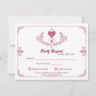 Illustrated RSVP Card