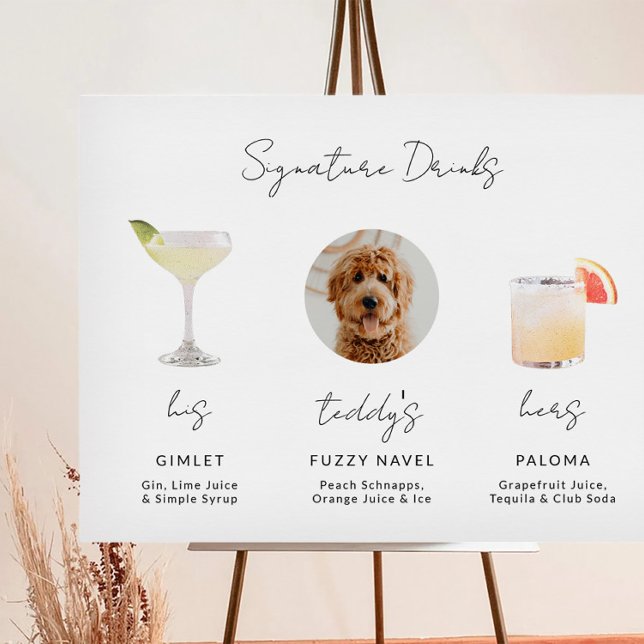 Illustrated Signature Drink Sign (Creator Uploaded)