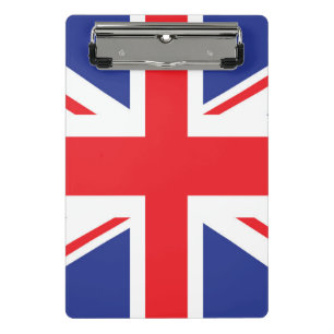 Illustrated version of the british flag mini clipboard