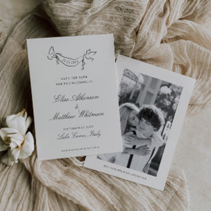 Illustrated Whimsical Wedding  Save The Date