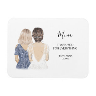 Illustrated Will you be my bridesmaid magnet