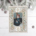 Illustrated Woodland Photo Frame Holiday Card<br><div class="desc">Customise with your greeting or message for the holiday season. Original frame illustration by Becky Nimoy. Add photos on the back or delete in the editor to add a message.</div>