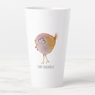 Illustratie chubby chicken Bella Latte Mug
