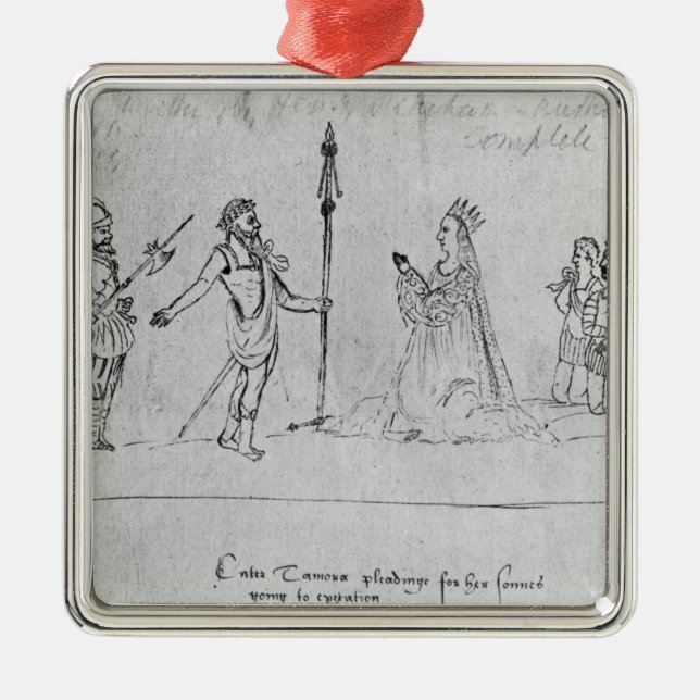 Illustration Andronicus, by William Metal Tree Decoration (Front)