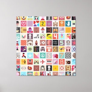 Illustration Art Collage Canvas Print