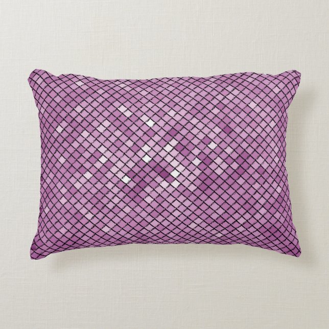 Illustration background carbon with a frame of dif decorative cushion (Front)