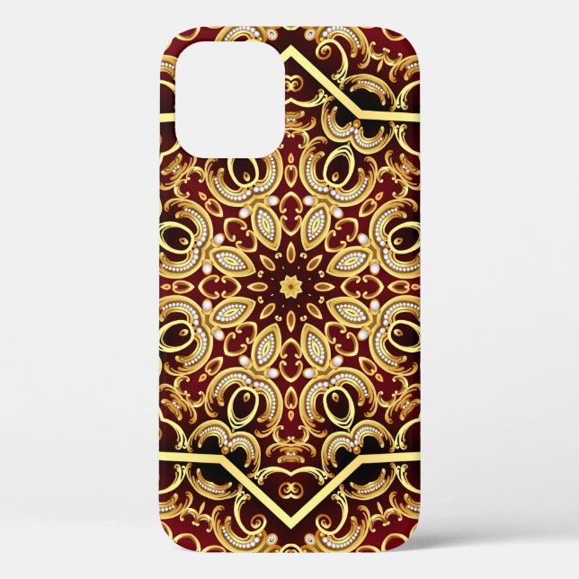 illustration background frame with pearl and gold( Case-Mate iPhone case (Back)