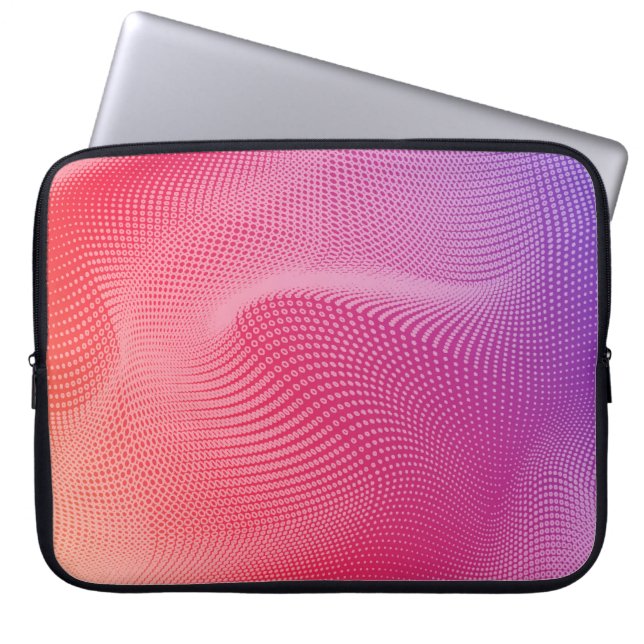  illustration Background Social Media Gradient, Co Laptop Sleeve (Front)