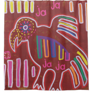 Illustration by Mola4 Shower Curtain