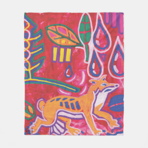 Illustration by Mola6 Fleece Blanket