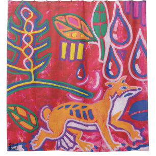 Illustration by Mola6 Shower Curtain