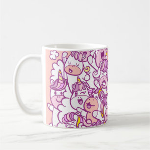 Illustration, Cute unicorn and pony collection wit Coffee Mug