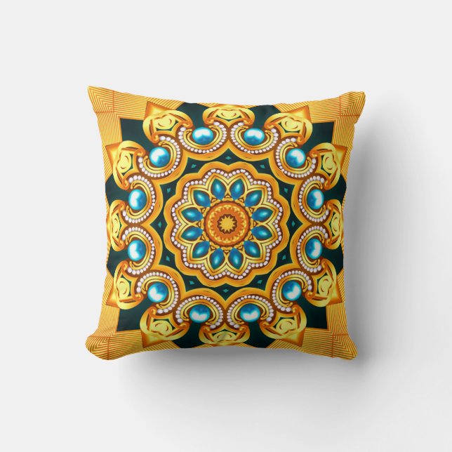 illustration decorative background frame with patt cushion (Front)