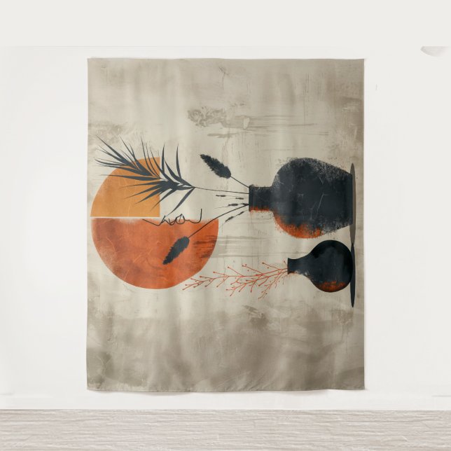 Illustration Digital Art Tapestry (Front)