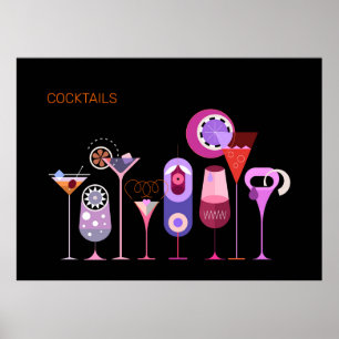 Illustration Drink Party Poster
