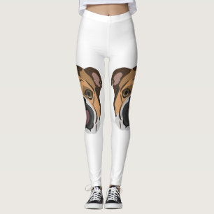 Illustration English Bulldog Leggings