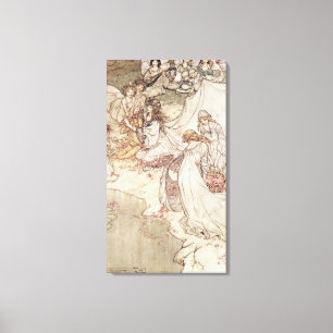 Illustration for a Fairy Tale Canvas Print