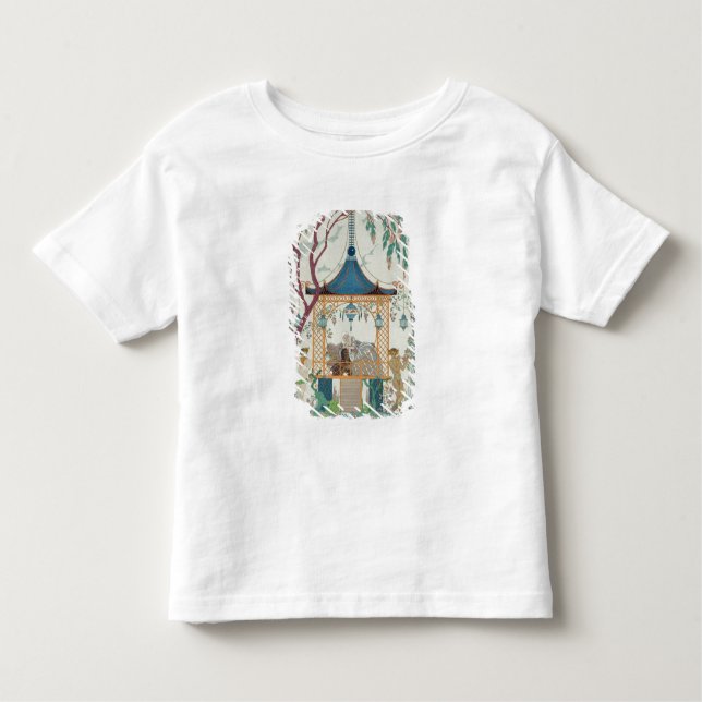 Illustration for 'Fetes Galantes' by Paul Verlaine Toddler T-Shirt (Front)