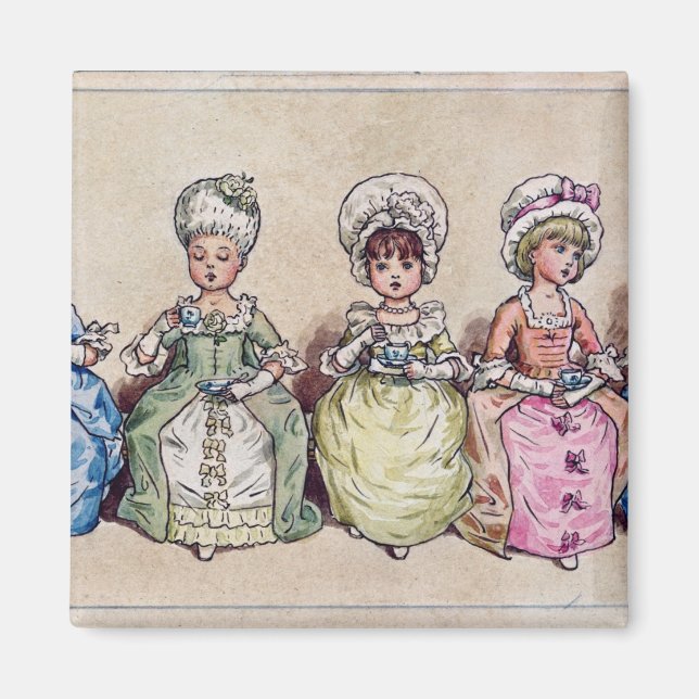 Illustration for 'St. Valentines Day', 1914 Magnet (Front)