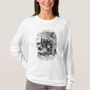 Illustration for 'The Dog and the Ox' T-Shirt