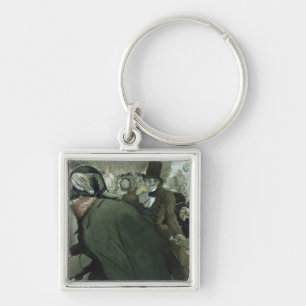 Illustration for The Nose by Nikolai Gogol Key Ring
