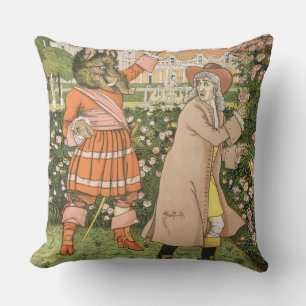 Illustration from Beauty and the Beast, 1901 (colo Cushion