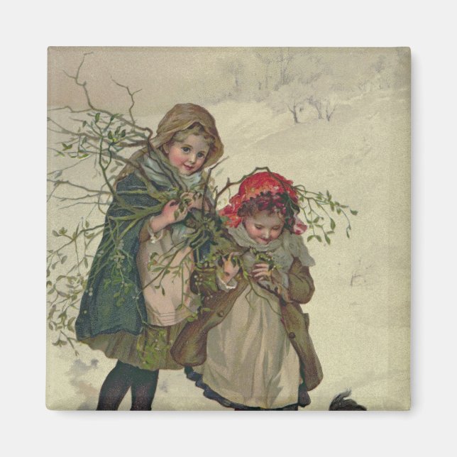 Illustration from Christmas Tree Fairy, pub. 1886 Magnet (Front)