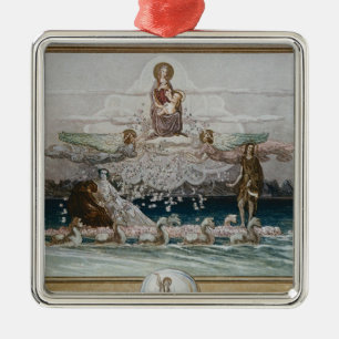 Illustration from Dante's 'Divine Comedy' 2 Metal Tree Decoration