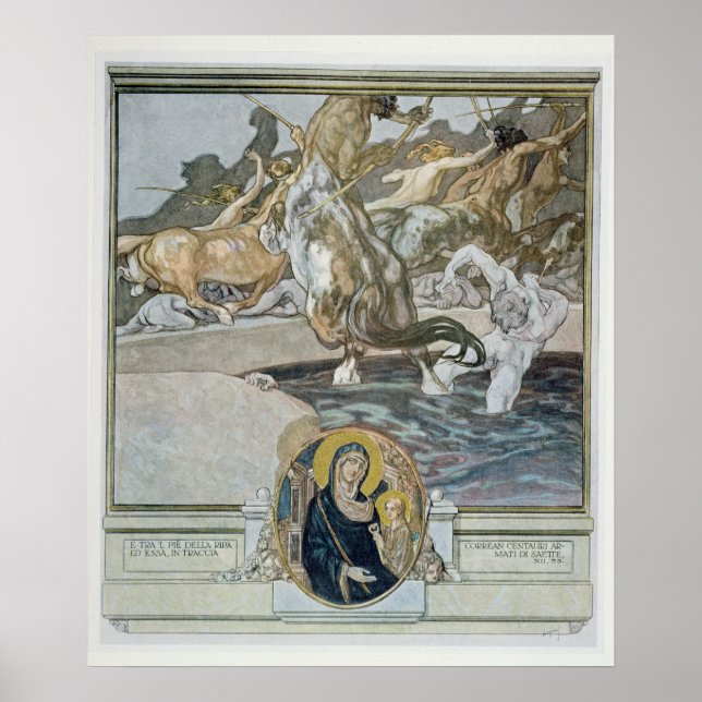 Illustration from Dante's 'Divine Comedy' Poster (Front)