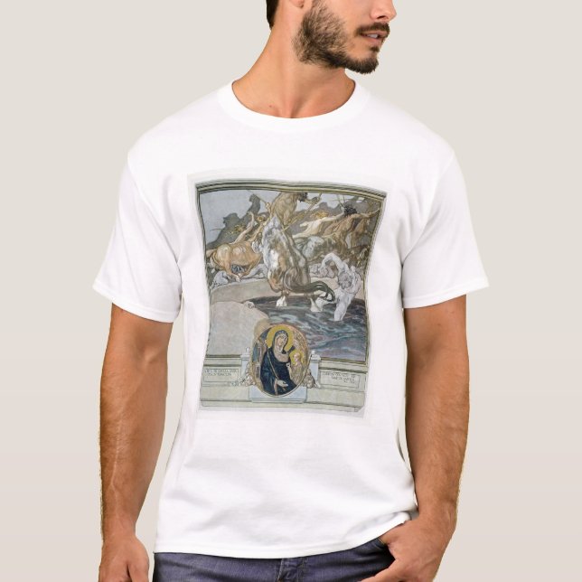 Illustration from Dante's 'Divine Comedy' T-Shirt (Front)