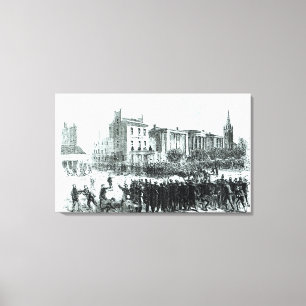 Illustration from 'Harper's Weekly' magazine Canvas Print