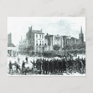 Illustration from 'Harper's Weekly' magazine Postcard