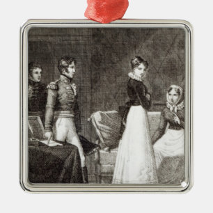 illustration from 'La Famille Elliot' Metal Tree Decoration