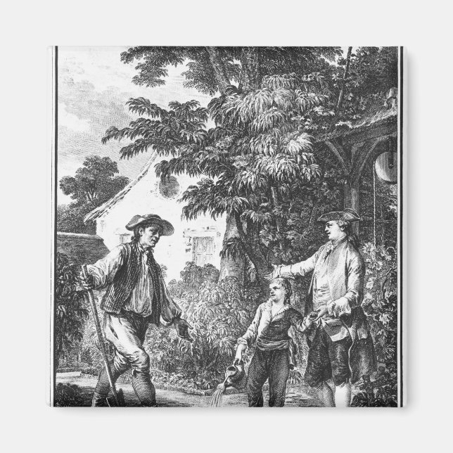 Illustration from 'L'Emile' Magnet (Front)