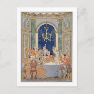 Illustration from 'Les Liaisons Dangereuses' by Pi Postcard