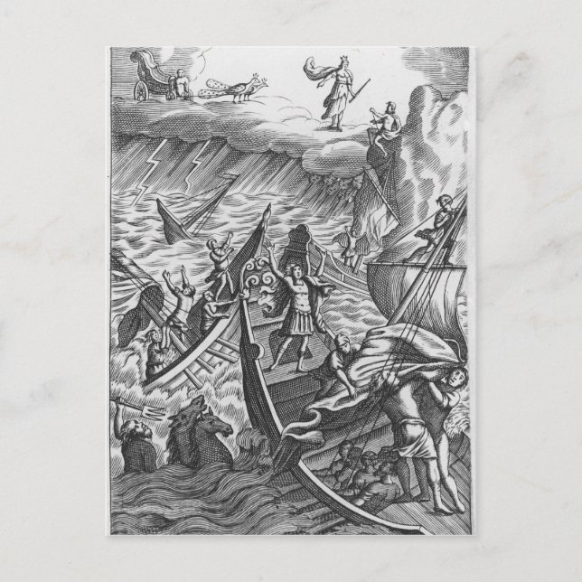 Illustration from 'The Aeneid' by Virgil Postcard (Front)