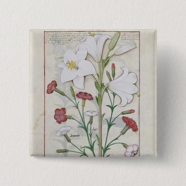 Illustration from the 'Book of Simple 15 Cm Square Badge (Front)