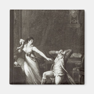 Illustration from 'The Sorrows of Werther' Magnet